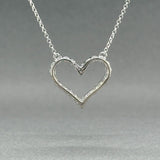 Estate 14K W Gold 0.38ctw G - H/SI2 Diamond Heart Pendant - Walter Bauman Jewelers