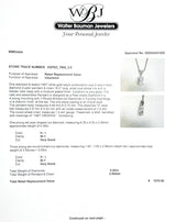 Estate 14K W Gold 0.42ctw H - I/SI1 Diamond Pendant - Walter Bauman Jewelers