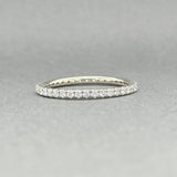 Estate 14K W Gold 0.50ctw F-G/VS1 Lab-Grown Diamond Eternity Ring - Walter Bauman Jewelers