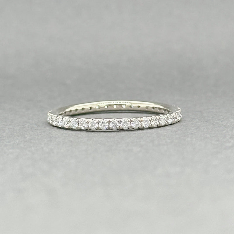 Estate 14K W Gold 0.50ctw F-G/VS1 Lab-Grown Diamond Eternity Ring - Walter Bauman Jewelers