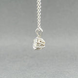 Estate 14K W Gold 0.57ct I/SI1 Diamond Pendant - Walter Bauman Jewelers