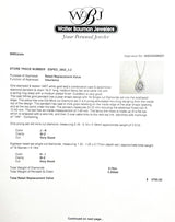 Estate 14K W Gold 0.70ctw H - K/SI2 Diamond Pendant - Walter Bauman Jewelers