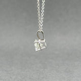 Estate 14K W Gold 0.74ct I/I2 Diamond Pendant - Walter Bauman Jewelers