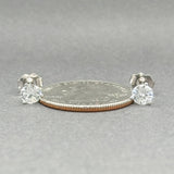 Estate 14K W Gold 0.79ctw I/SI2 - I1 Diamond Stud Earrings - Walter Bauman Jewelers