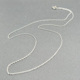 Estate 14K W Gold 0.7mm 16” Cable Chain - Walter Bauman Jewelers