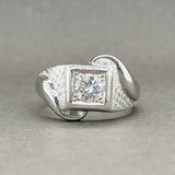 Estate 14K W Gold 0.91ct I-J/SI2 Diamond Ring - Walter Bauman Jewelers