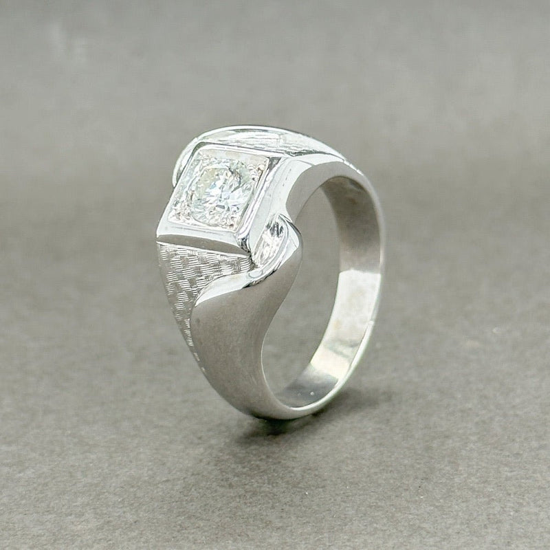 Estate 14K W Gold 0.91ct I-J/SI2 Diamond Ring - Walter Bauman Jewelers
