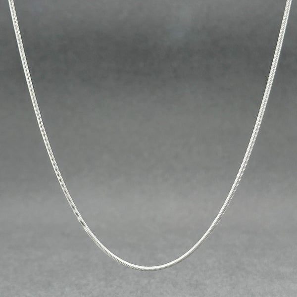 Estate 14K W Gold 1.10mm 17” Snake Chain - Walter Bauman Jewelers