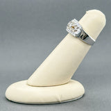 Estate 14K W Gold 1.18ctw Brown - H/I1 - 2 Diamond Ring - Walter Bauman Jewelers