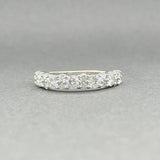 Estate 14K W Gold 1.18ctw G-H/VS1-2 Diamond Anniversary Ring - Walter Bauman Jewelers