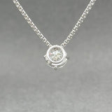 Estate 14K W Gold 1.22ct E/SI1 Lab - Created Diamond Pendant IGI - Walter Bauman Jewelers