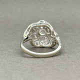 Estate 14K W Gold 1.22ctw H-I/SI1-I1 Diamond Flower Ring - Walter Bauman Jewelers