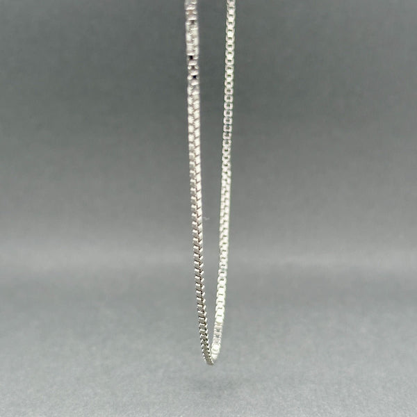 Estate 14K W Gold 1.3mm 26” Box Chain - Walter Bauman Jewelers