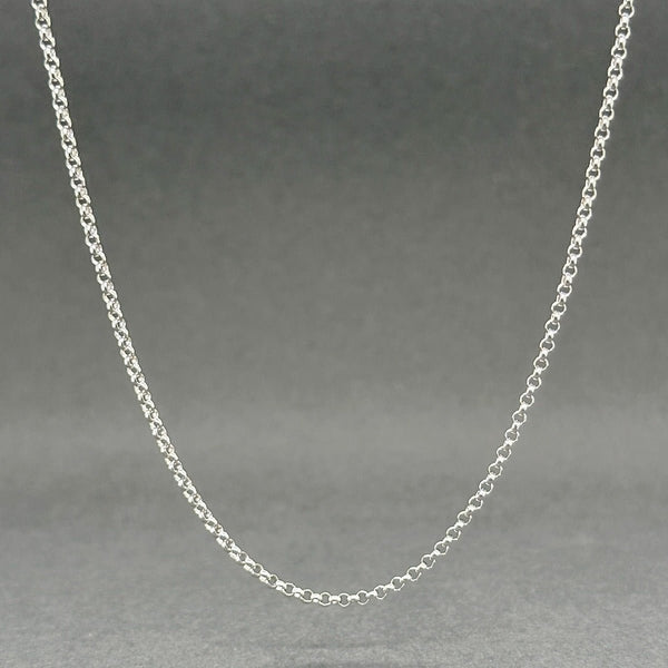 Estate 14K W Gold 1.4mm 20” Rolo Chain - Walter Bauman Jewelers