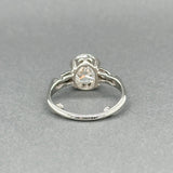 Estate 14K W Gold 1.58ctw H - I/SI1 - 2 Diamond Eng. Ring - Walter Bauman Jewelers