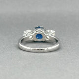 Estate 14K W Gold 1.62ct Sapphire & 0.98ctw G/I1 Diamond Ring - Walter Bauman Jewelers