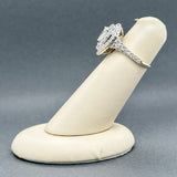 Estate 14K W Gold 1.88ctw H - J/SI2 - I1 Diamond Eng. Ring - Walter Bauman Jewelers