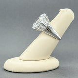 Estate 14K W Gold 19.08ct Quartz & 0.25ctw H/SI2 Diamond Ring - Walter Bauman Jewelers