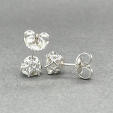 Estate 14K W Gold 1.91ctw J - K/SI2 OEC Diamond Stud Earrings GIA - Walter Bauman Jewelers