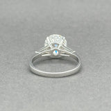 Estate 14K W Gold 3.07ctw H/VVS2 - VS1 Diamond Eng. Ring GIA - Walter Bauman Jewelers