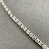 Estate 14K W Gold 3.15ctw H - I/SI1 - 2 Diamond Tennis Bracelet - Walter Bauman Jewelers