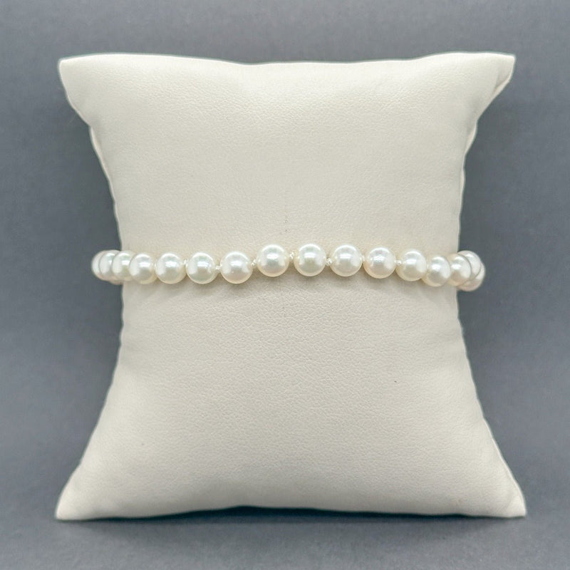 Estate 14K W Gold 5 - 5.5mm Pearl Bracelet - Walter Bauman Jewelers