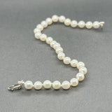 Estate 14K W Gold 5 - 5.5mm Pearl Bracelet - Walter Bauman Jewelers