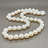 Estate 14K W Gold 7.5-8.0mm 16” Akoya Pearl Necklace - Walter Bauman Jewelers