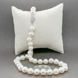 Estate 14K W Gold 7.5-8mm 16” Akoya Pearl Necklace - Walter Bauman Jewelers