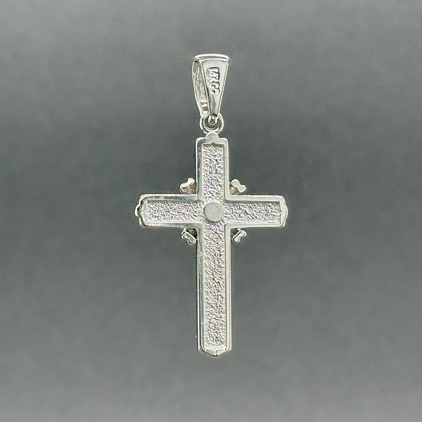 Estate 14K W Gold X Cross Pendant - Walter Bauman Jewelers