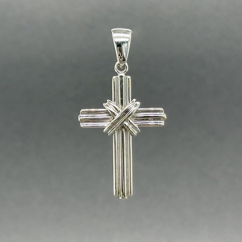 Estate 14K W Gold X Cross Pendant - Walter Bauman Jewelers