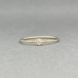 Estate 14K Y Gold 0.03ct I/SI2 Diamond Ring - Walter Bauman Jewelers