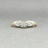 Estate 14K Y Gold 0.07ctw G - I/VS2 - SI1 Diamond Eng. Ring - Walter Bauman Jewelers