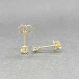 Estate 14K Y Gold 0.13ctw G - I/SI1 - 2 Diamond Stud Earrings - Walter Bauman Jewelers