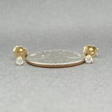 Estate 14K Y Gold 0.13ctw G - I/SI1 - 2 Diamond Stud Earrings - Walter Bauman Jewelers