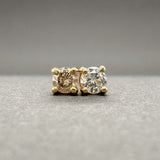 Estate 14K Y Gold 0.15ctw G - K/I1 Diamond Stud Earrings - Walter Bauman Jewelers