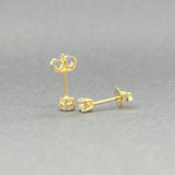 Estate 14K Y Gold 0.15ctw G - K/I1 Diamond Stud Earrings - Walter Bauman Jewelers