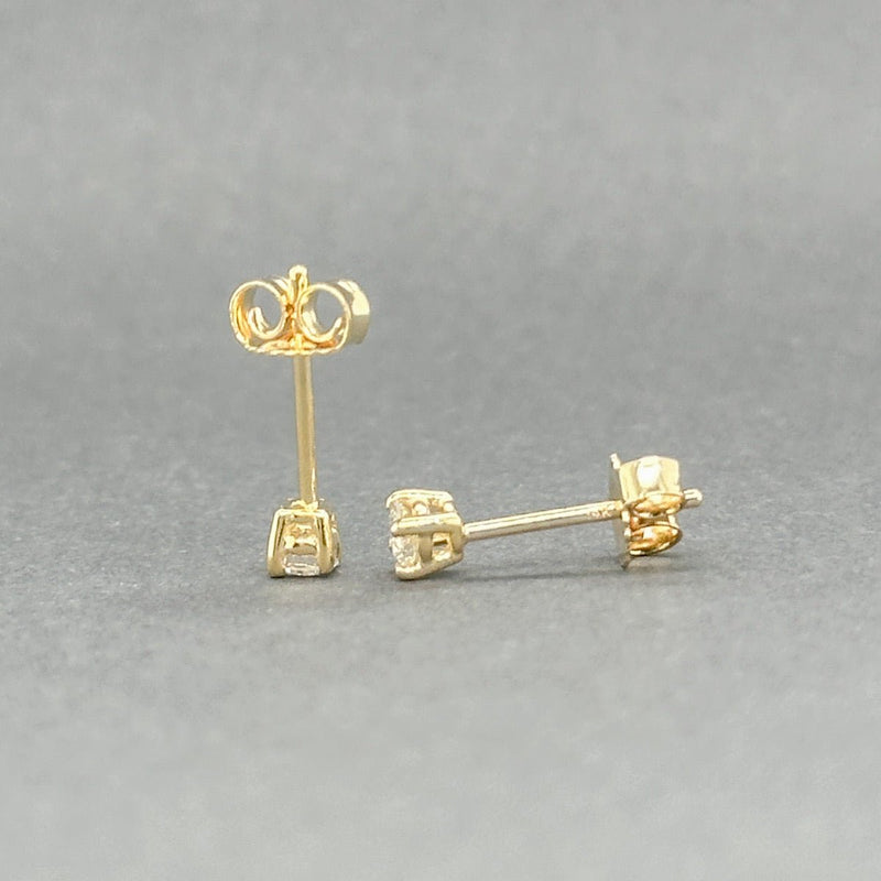 Estate 14K Y Gold 0.15ctw G/SI1 Diamond Stud Earrings - Walter Bauman Jewelers