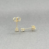 Estate 14K Y Gold 0.18ctw F - G/SI1 - 2 Diamond Stud Earrings - Walter Bauman Jewelers