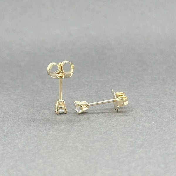 Estate 14K Y Gold 0.18ctw F - G/SI1 - 2 Diamond Stud Earrings - Walter Bauman Jewelers