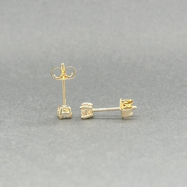 Estate 14K Y Gold 0.18ctw H - I/SI2 - I1 Diamond Stud Earrings - Walter Bauman Jewelers