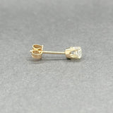 Estate 14K Y Gold 0.19ct H - I/SI2 Diamond Single Stud Earring - Walter Bauman Jewelers