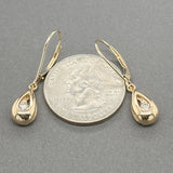 Estate 14K Y Gold 0.20ctw H/SI2 - I1 Diamond Dangle Earrings - Walter Bauman Jewelers