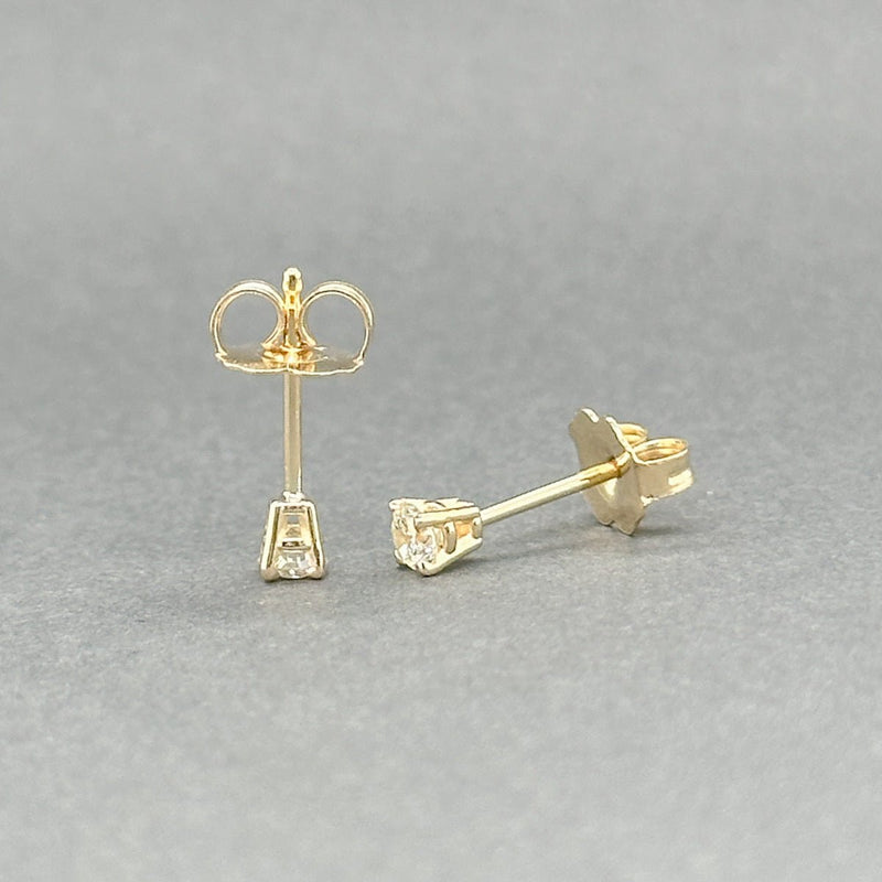 Estate 14K Y Gold 0.20ctw I - J/VS2 - SI2 Diamond Stud Earrings - Walter Bauman Jewelers