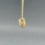 Estate 14K Y Gold 0.21ctw G/SI2 Diamond Heart Pendant - Walter Bauman Jewelers