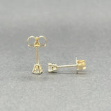 Estate 14K Y Gold 0.22ctw G/SI2 Diamond Stud Earrings - Walter Bauman Jewelers