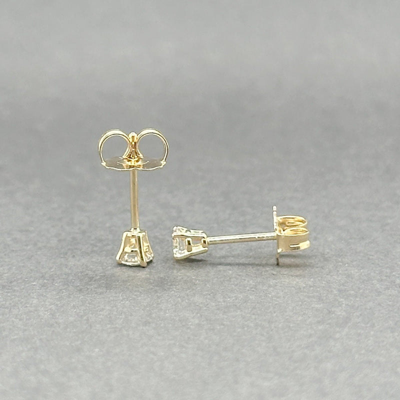 Estate 14K Y Gold 0.22ctw G/SI2 Diamond Stud Earrings - Walter Bauman Jewelers