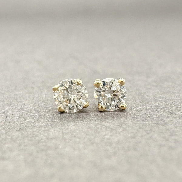 Estate 14K Y Gold 0.22ctw G/SI2 Diamond Stud Earrings - Walter Bauman Jewelers