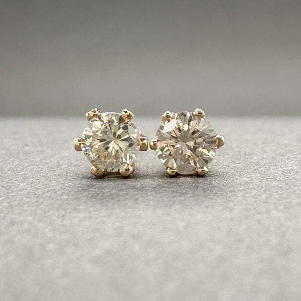 Estate 14K Y Gold 0.22ctw K - I/SI2 Diamond Stud Earrings - Walter Bauman Jewelers