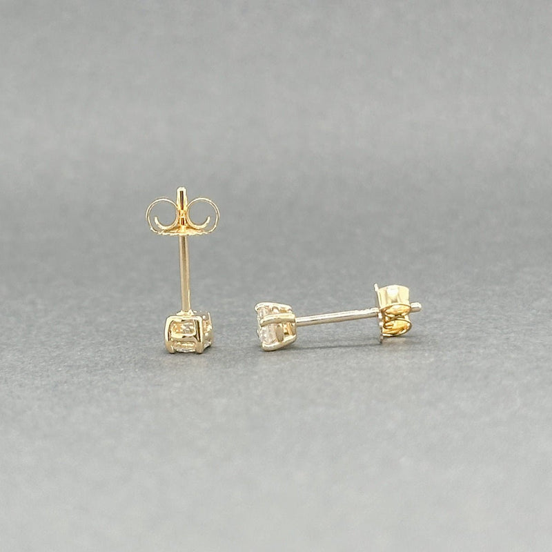 Estate 14K Y Gold 0.23ctw G - H/SI2 - I1 Diamond Stud Earrings - Walter Bauman Jewelers